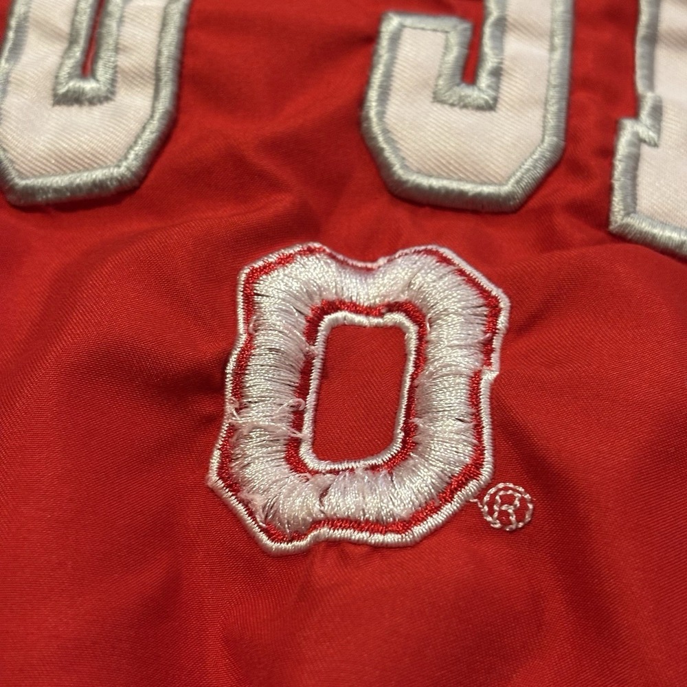 Vintage Pro Player Ohio State Buckeyes Jacket Mens Large Windbreaker Pullover - Picture 4 of 11